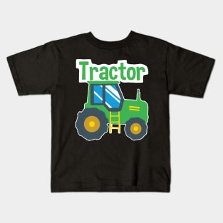 Kids Farm Truck Tractor Kids T-Shirt